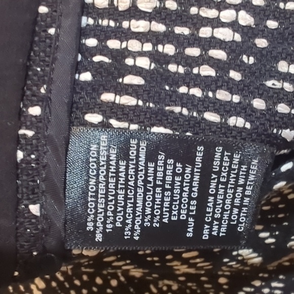 Lafayette 148 New York Black White Woven Jacket - Picture 14 of 14